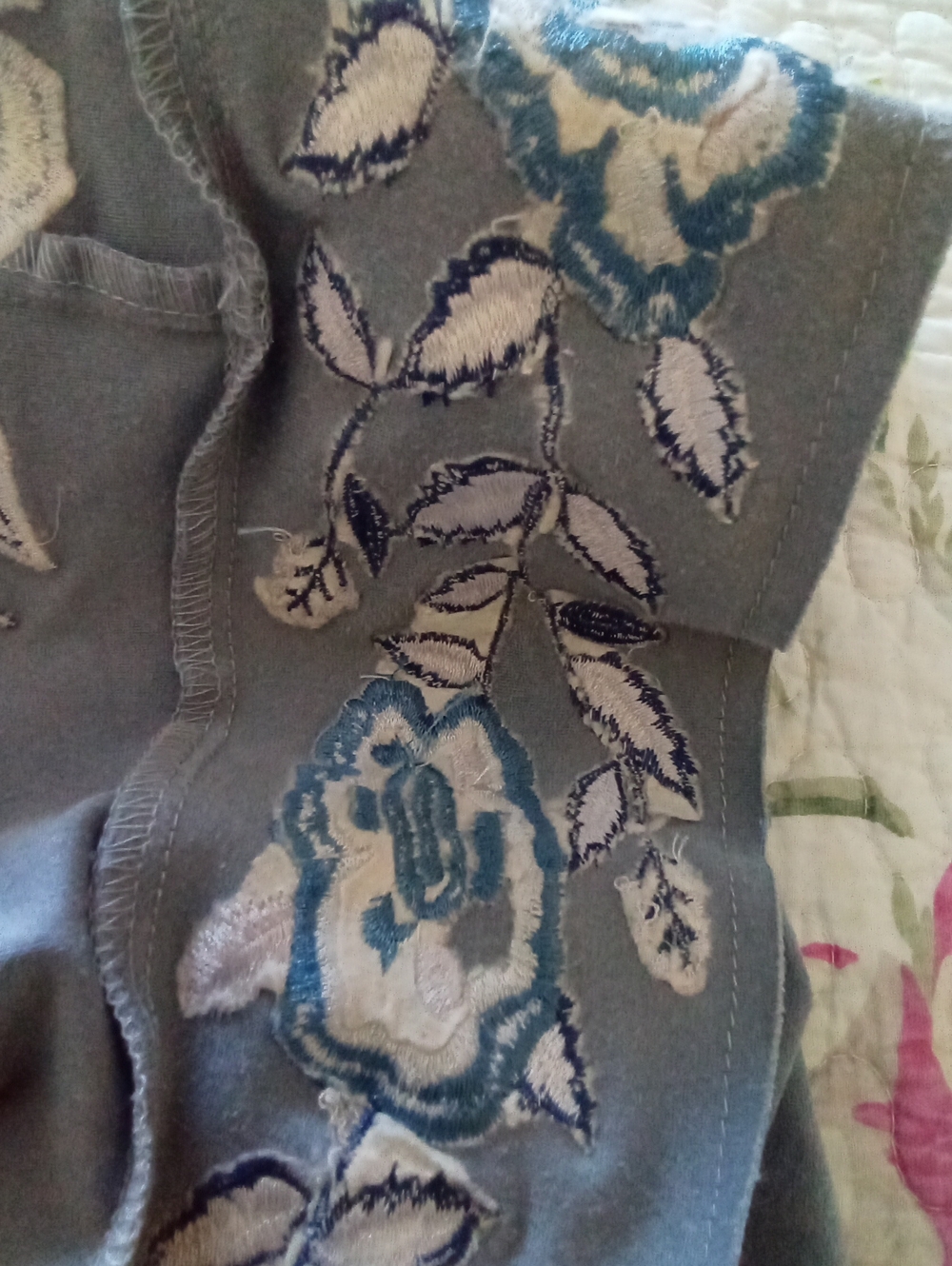 Curations Embroidered Duster Coat, NWT - Picture 8 of 8